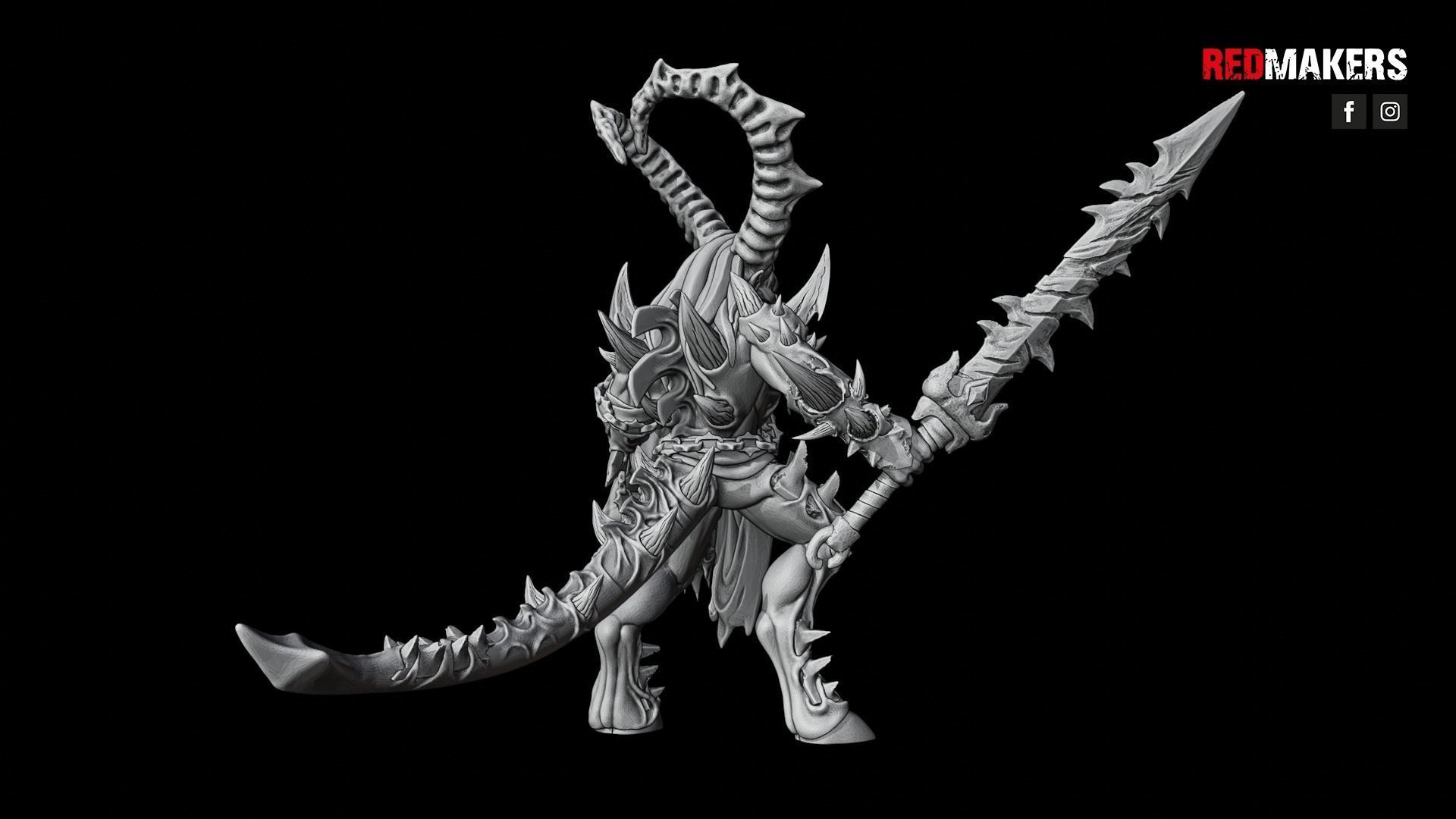 Bloodthirsty Master - Demons 3D print model_10