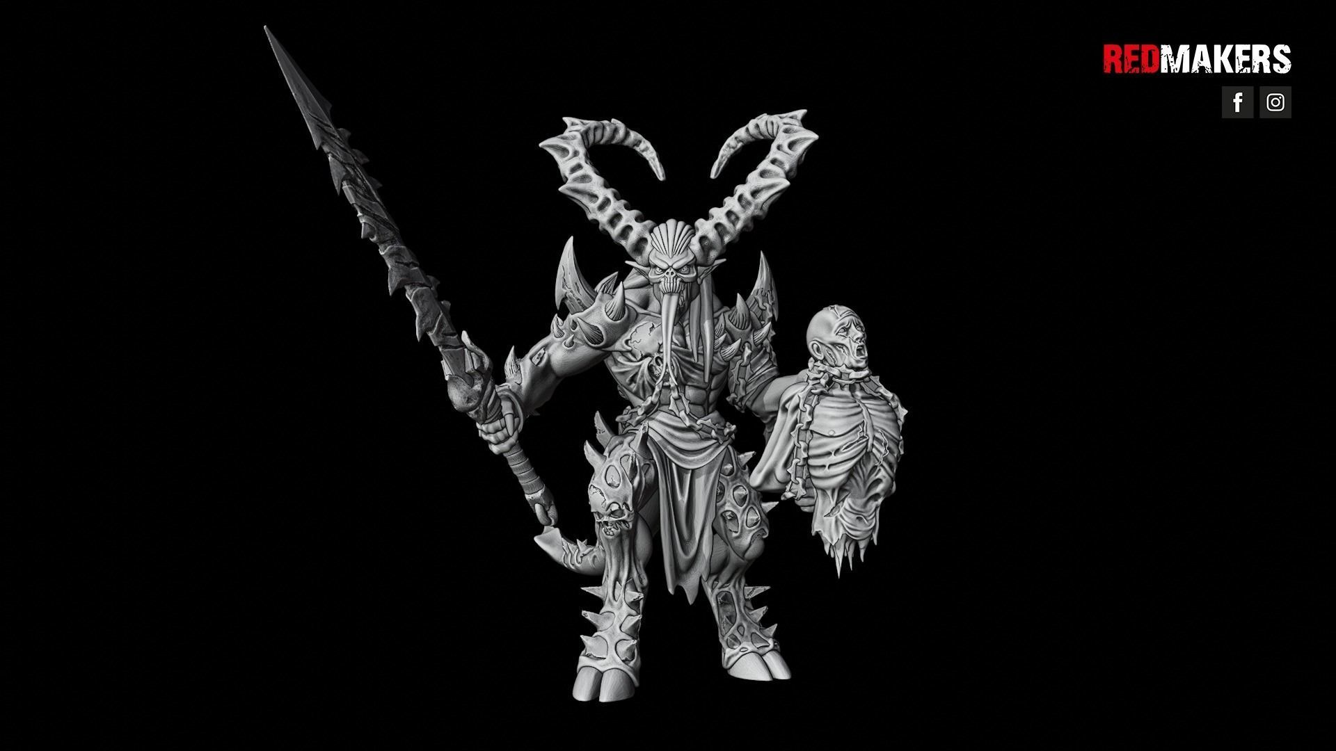 Bloodthirsty Master - Demons 3D print model_9