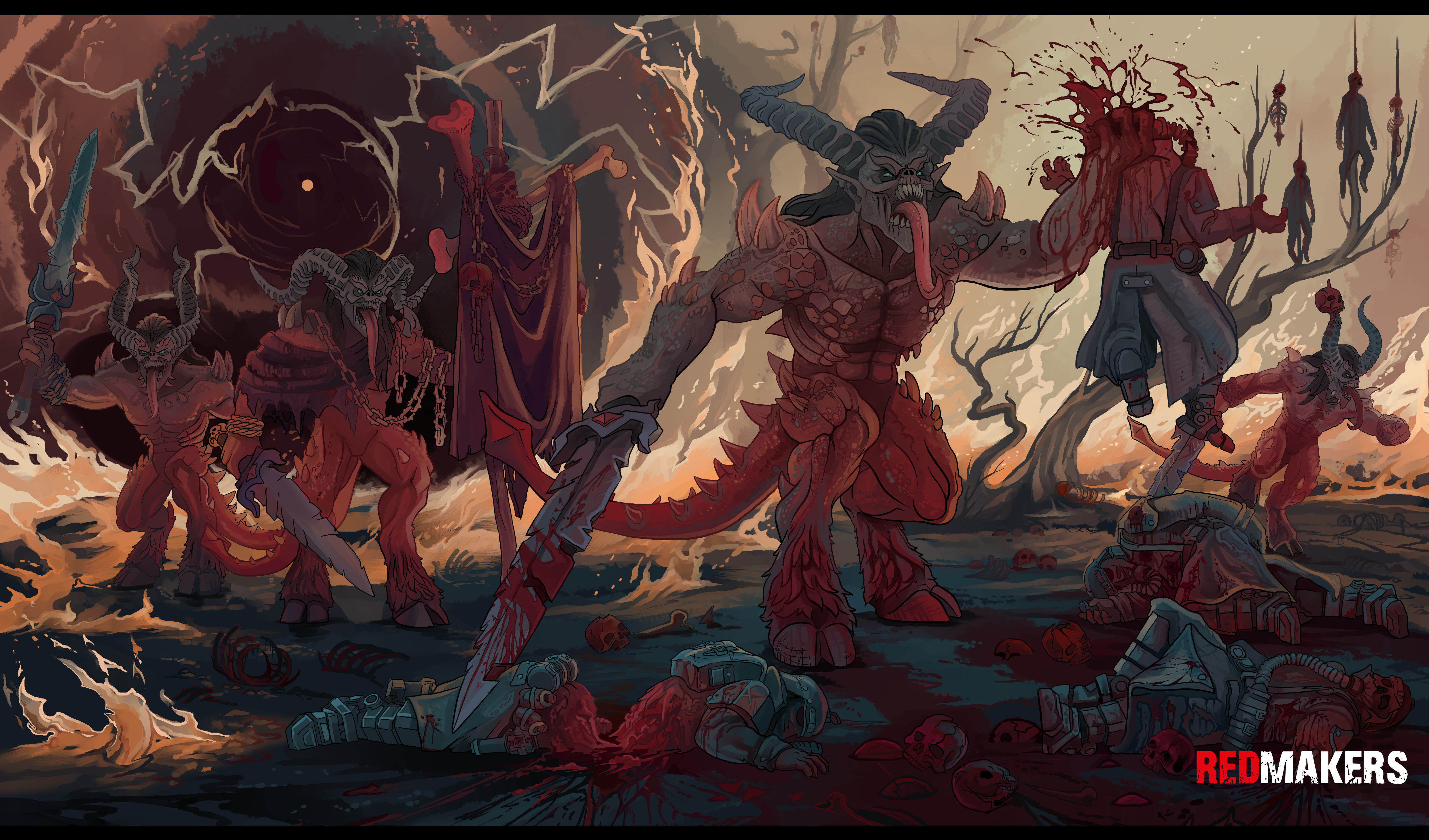 Bloodthirsty Master - Demons 3D print model_13