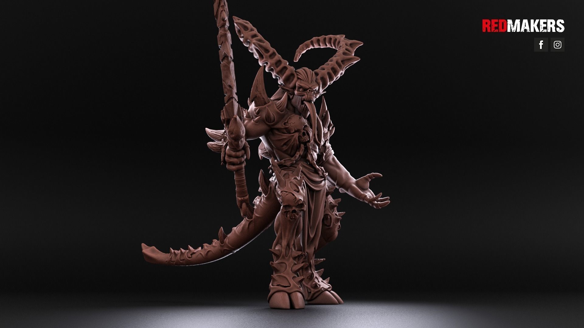 Bloodthirsty Master - Demons 3D print model_2