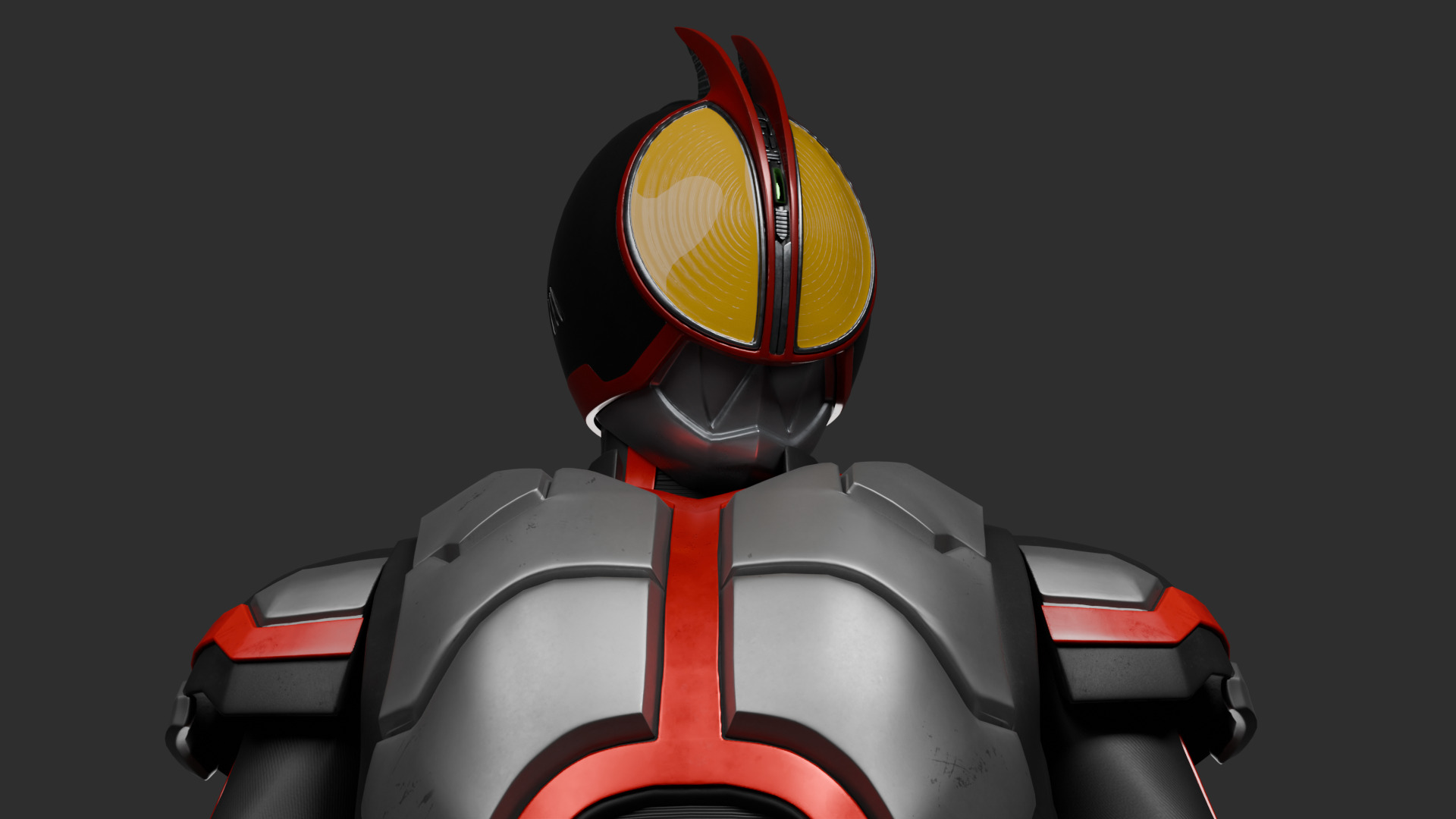 Kamen Rider FAIZ Complete Edition with Axel Form  Low-poly 3D model_2