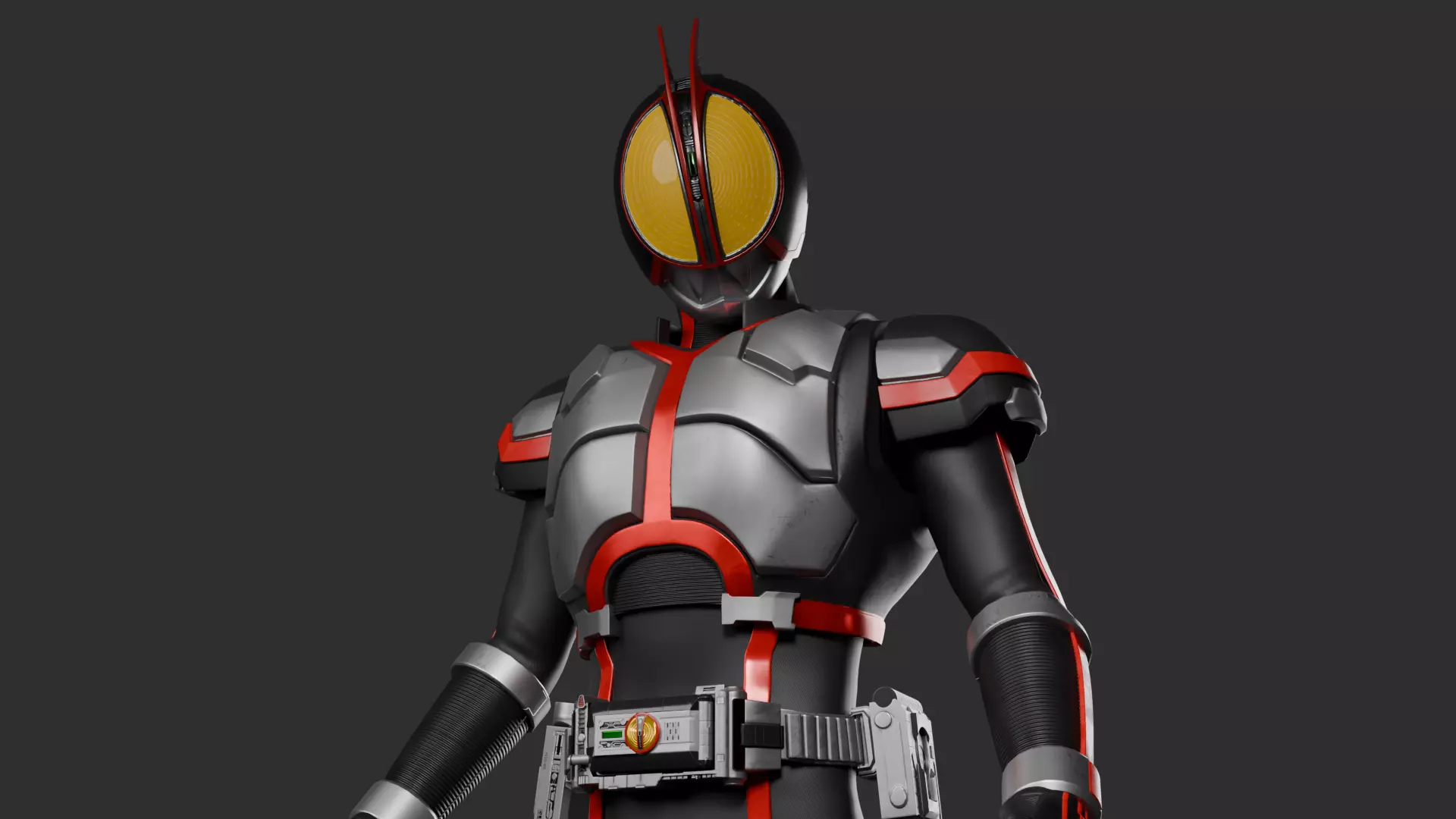 Kamen Rider FAIZ Complete Edition with Axel Form  Low-poly 3D model_0