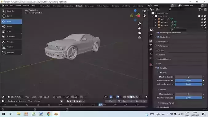 mustang moded and rollcage