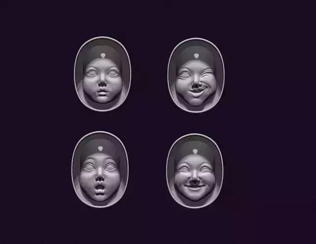 molds for casting silicone molds of children s faces