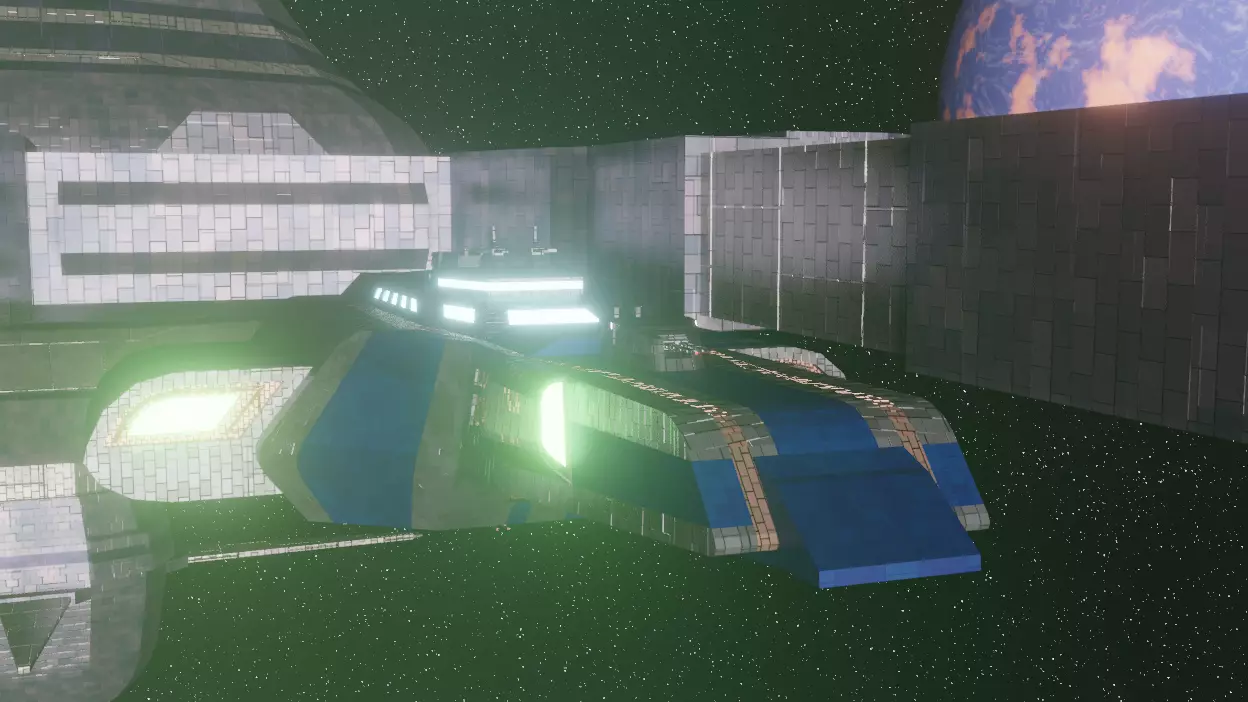 Light Cruiser-Frontline Assault Type 44 Free low-poly 3D model