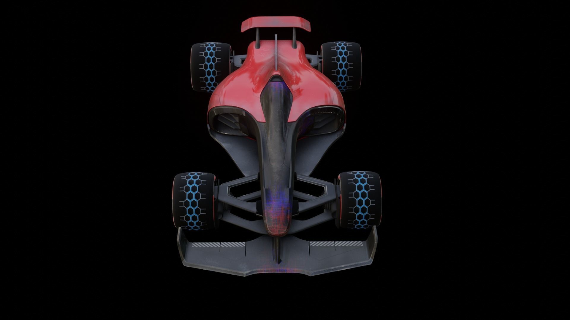 F1 Futuristic Concept 3D model_2