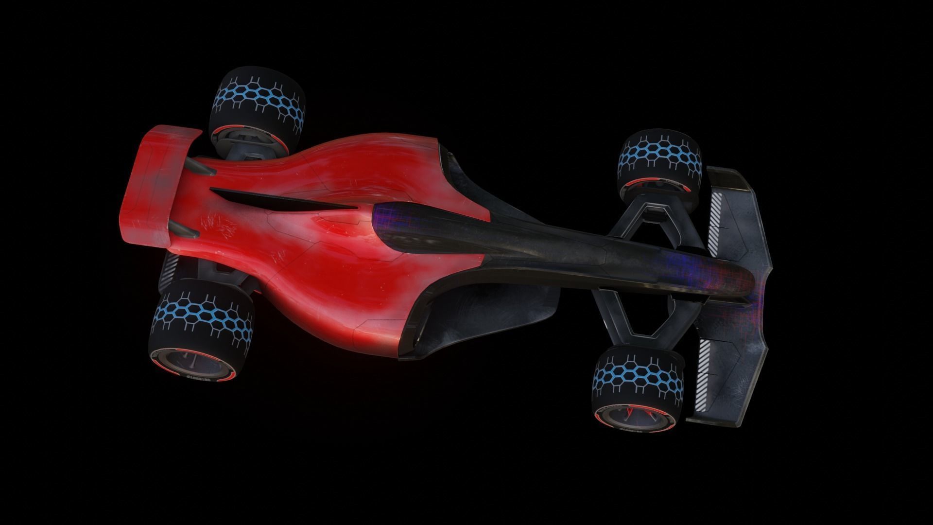 F1 Futuristic Concept 3D model_1