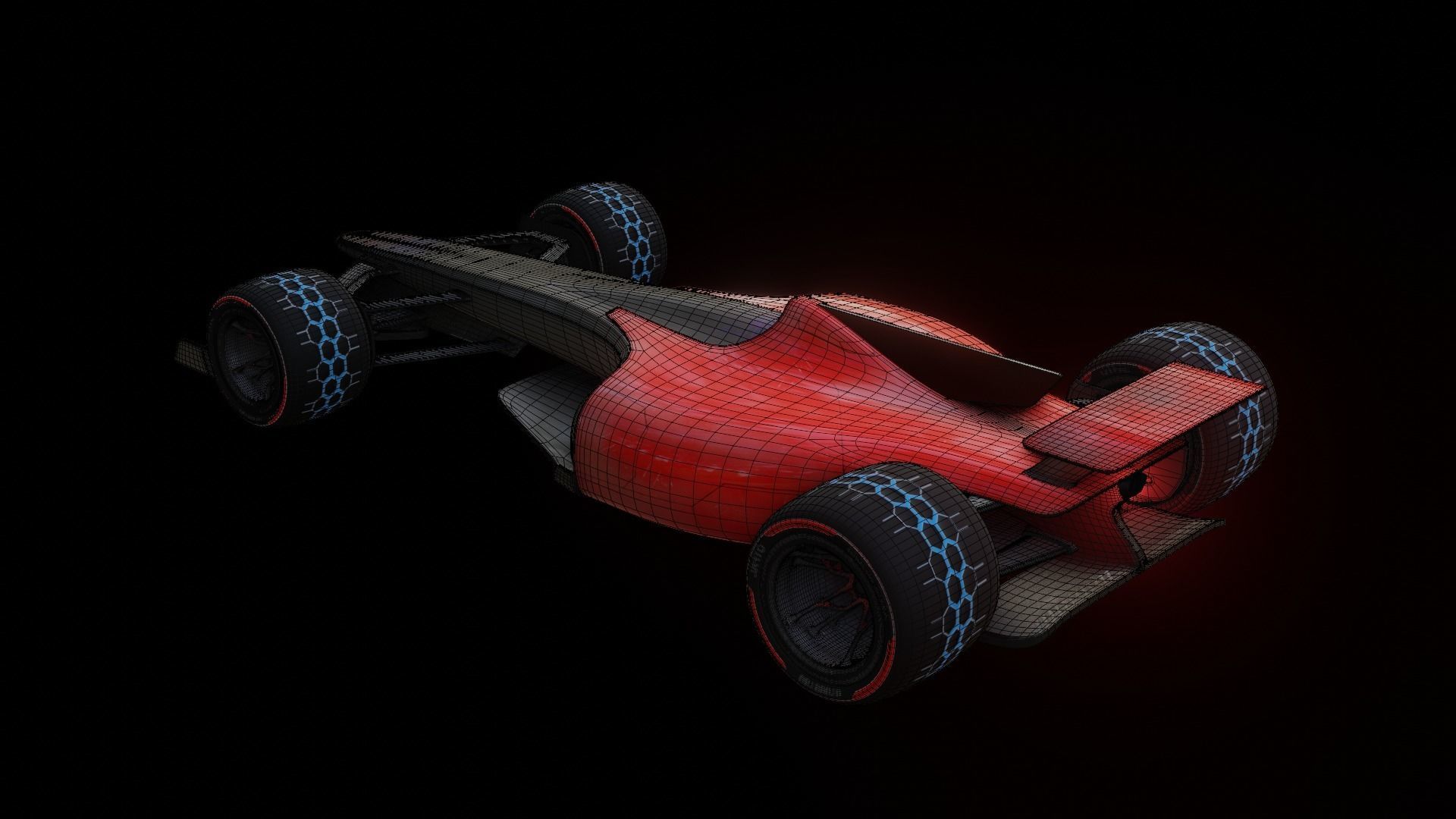 F1 Futuristic Concept 3D model_5