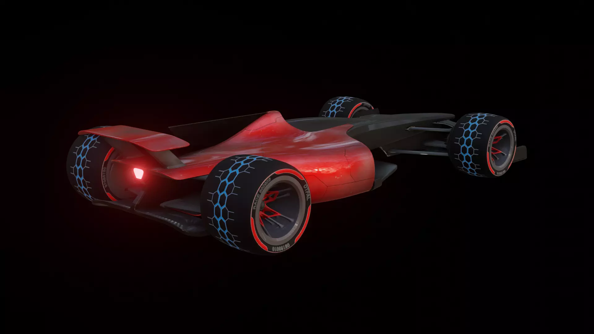 F1 Futuristic Concept 3D model_0