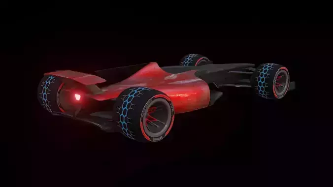 F1 Futuristic Concept 3D model