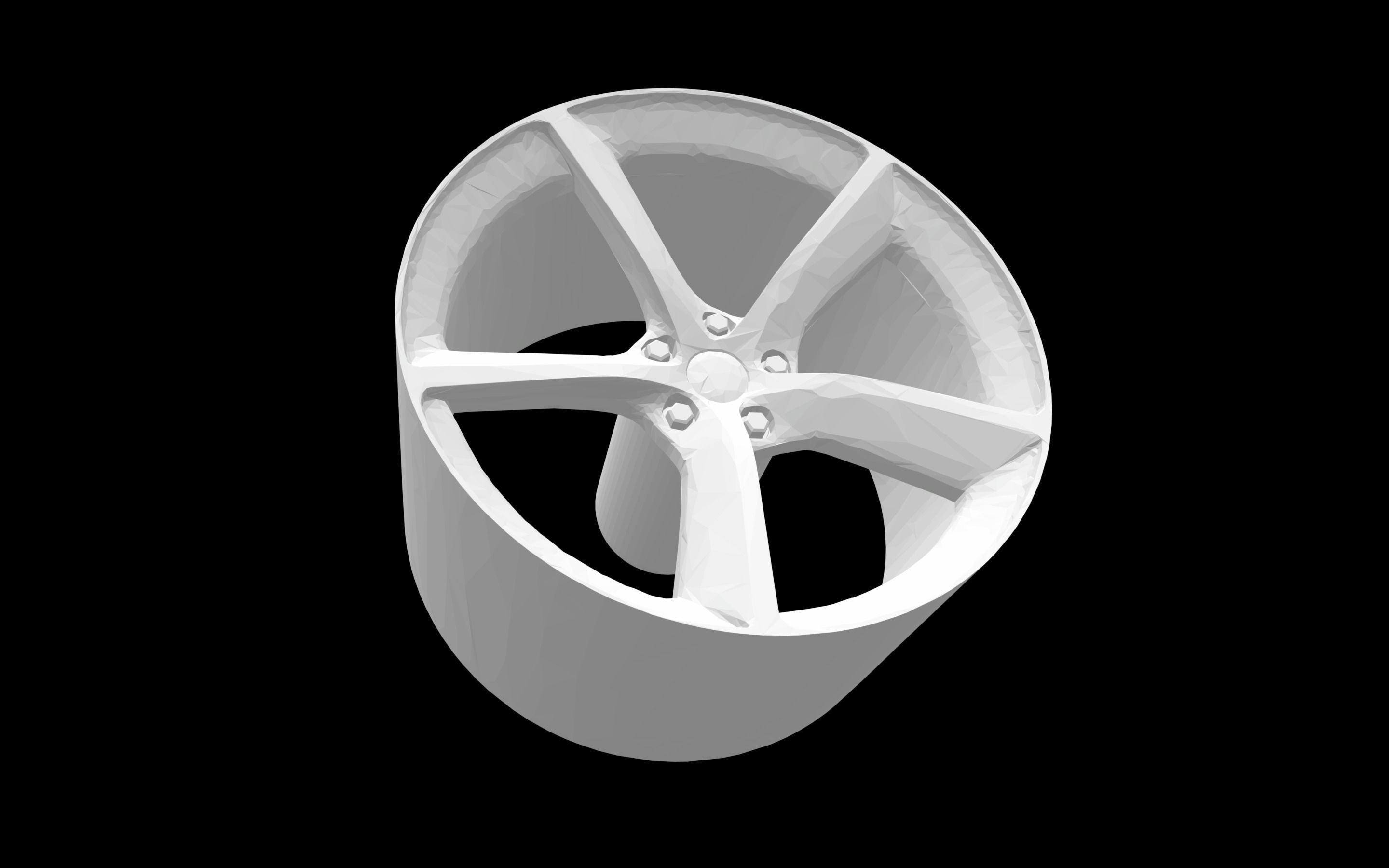 Ferrari Monza SP1 scalable and printable rims 3D print model_2