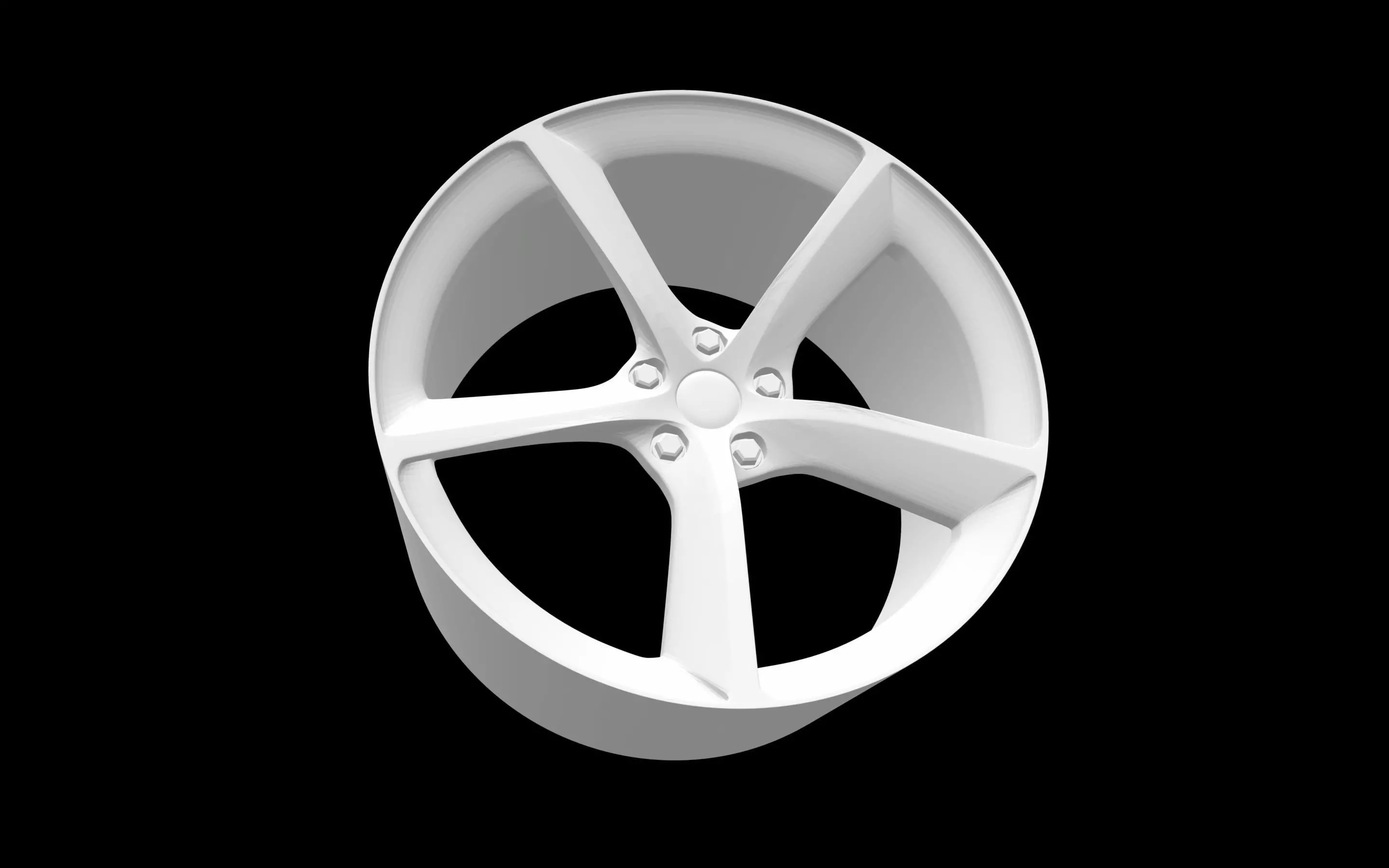 Ferrari Monza SP1 scalable and printable rims 3D print model_0