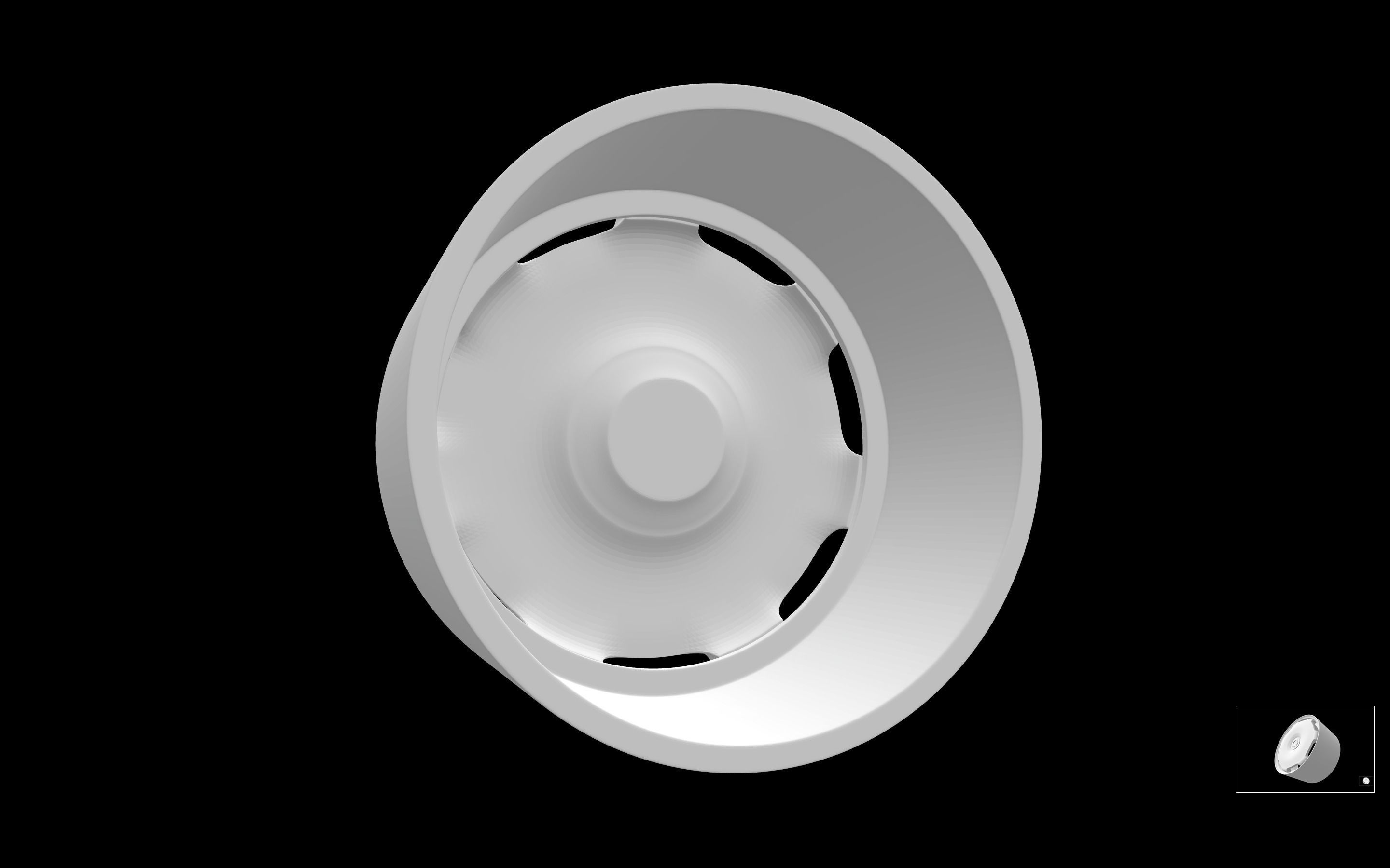 Jaguar XJ220 oem scalable and printable rims 3D print model_2