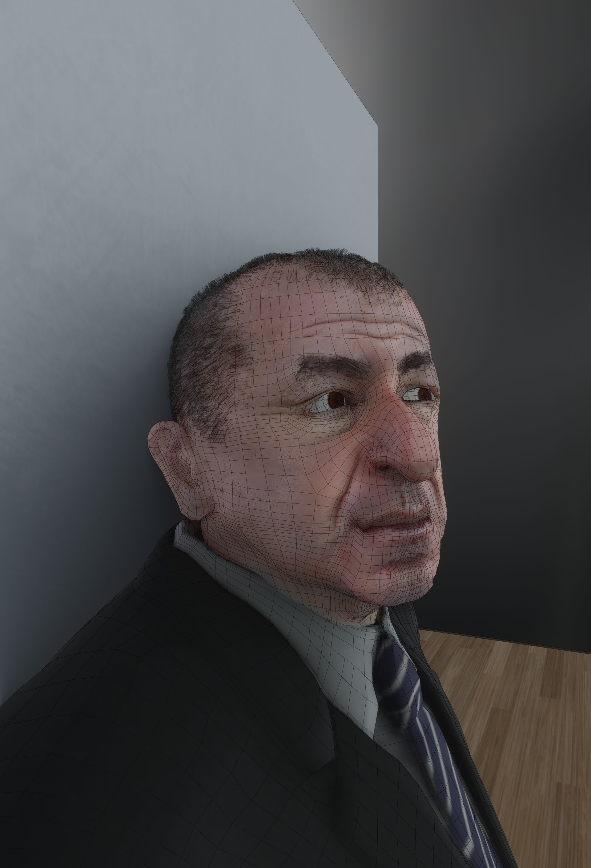 Umit Ozdag Low-poly 3D model_7