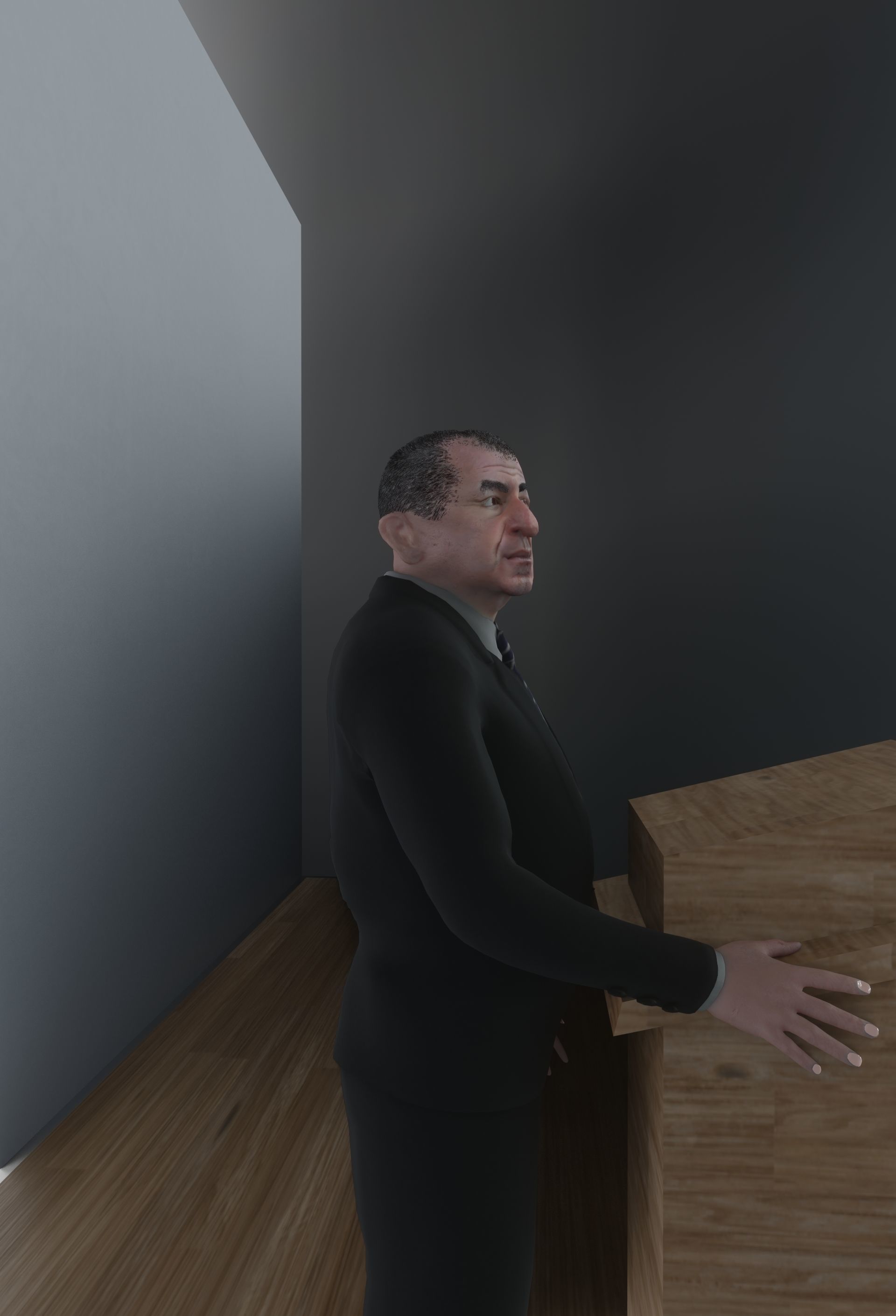 Umit Ozdag Low-poly 3D model_5