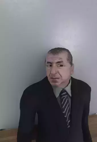Umit Ozdag Low-poly 3D model