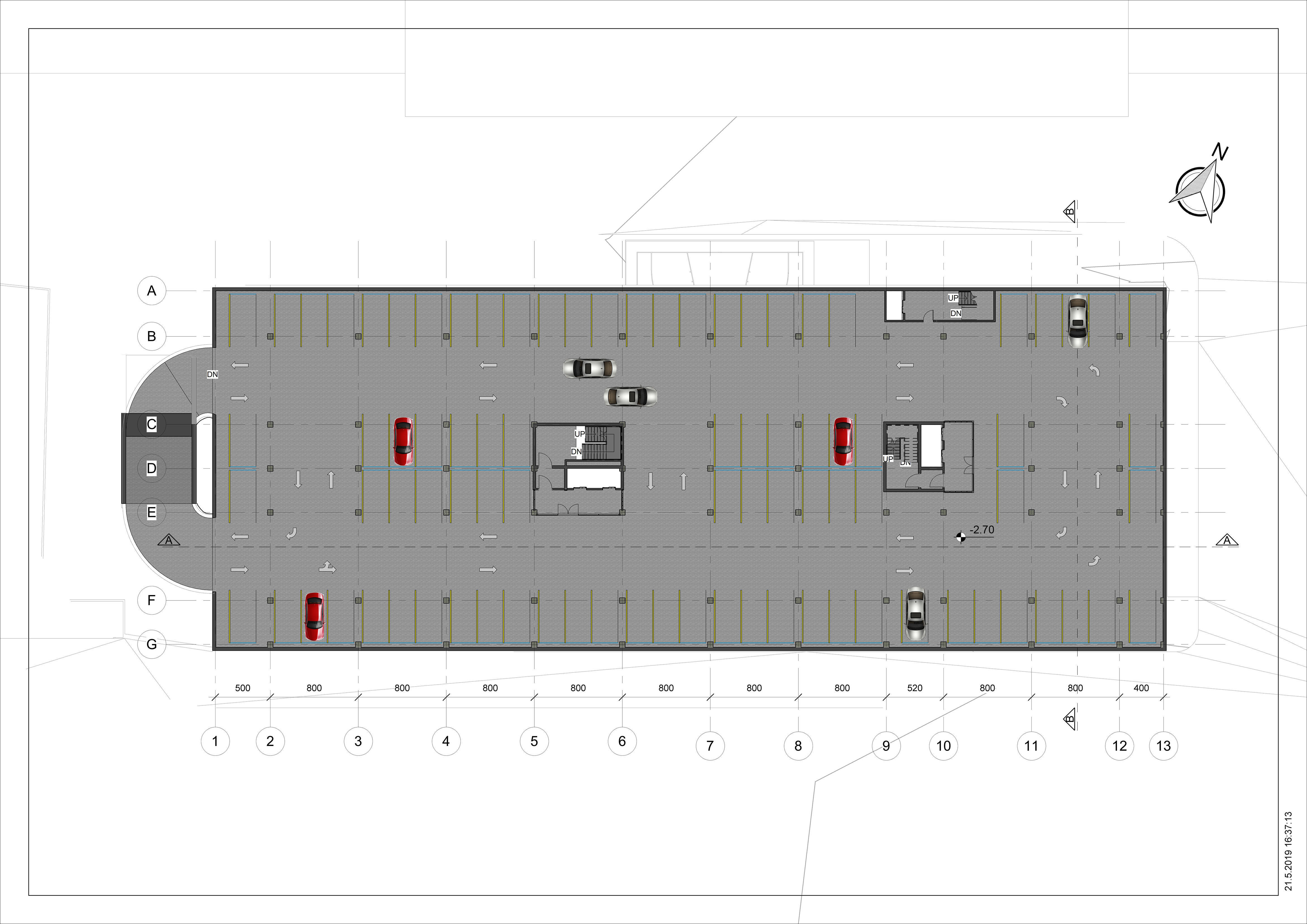 Fine Arts High School - Full Project 3D model_10