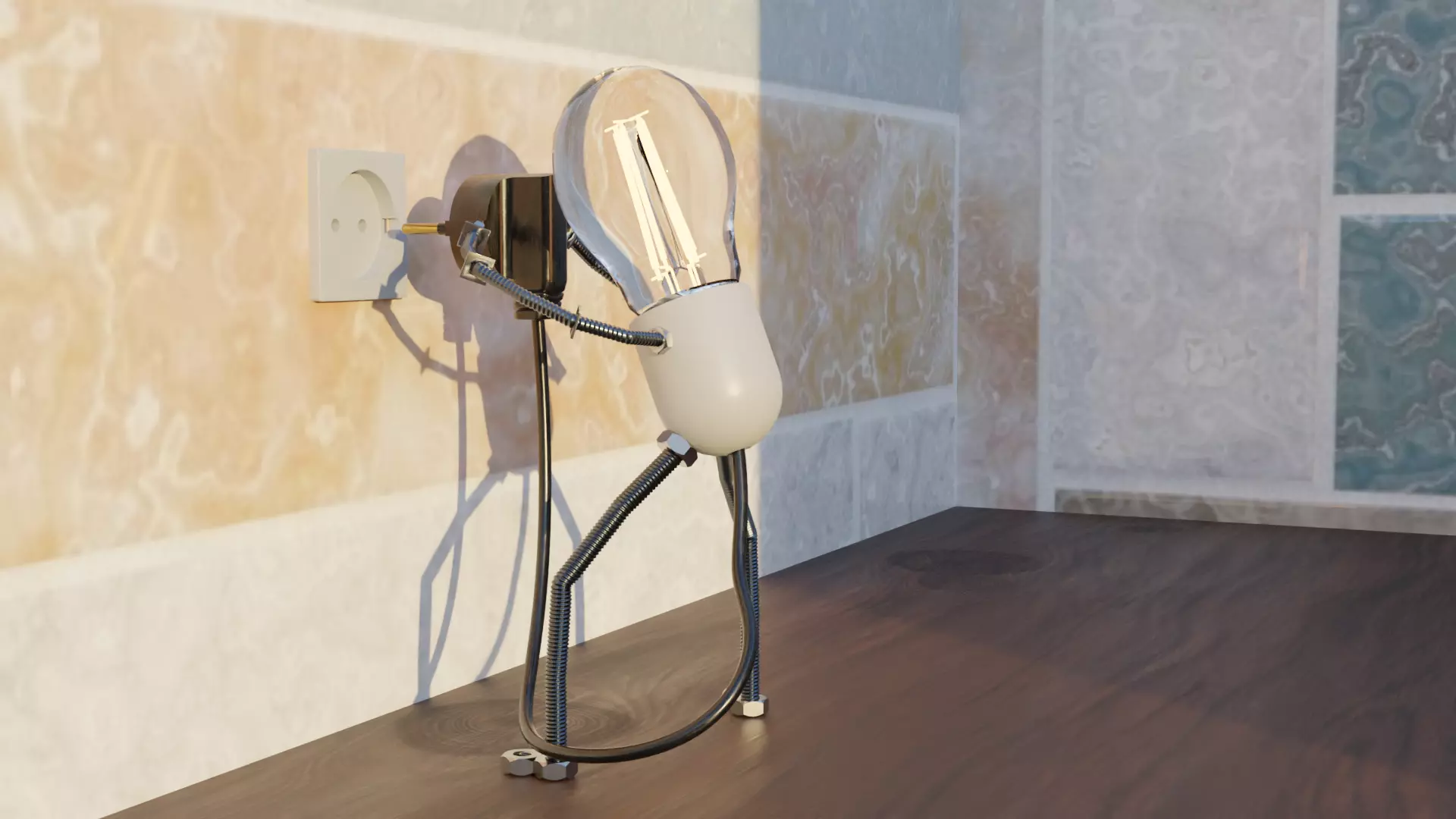 Bulb Guy Free 3D model