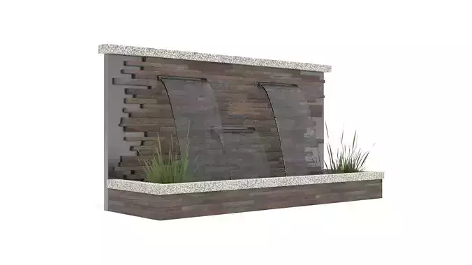 Fountain - Stone Wall