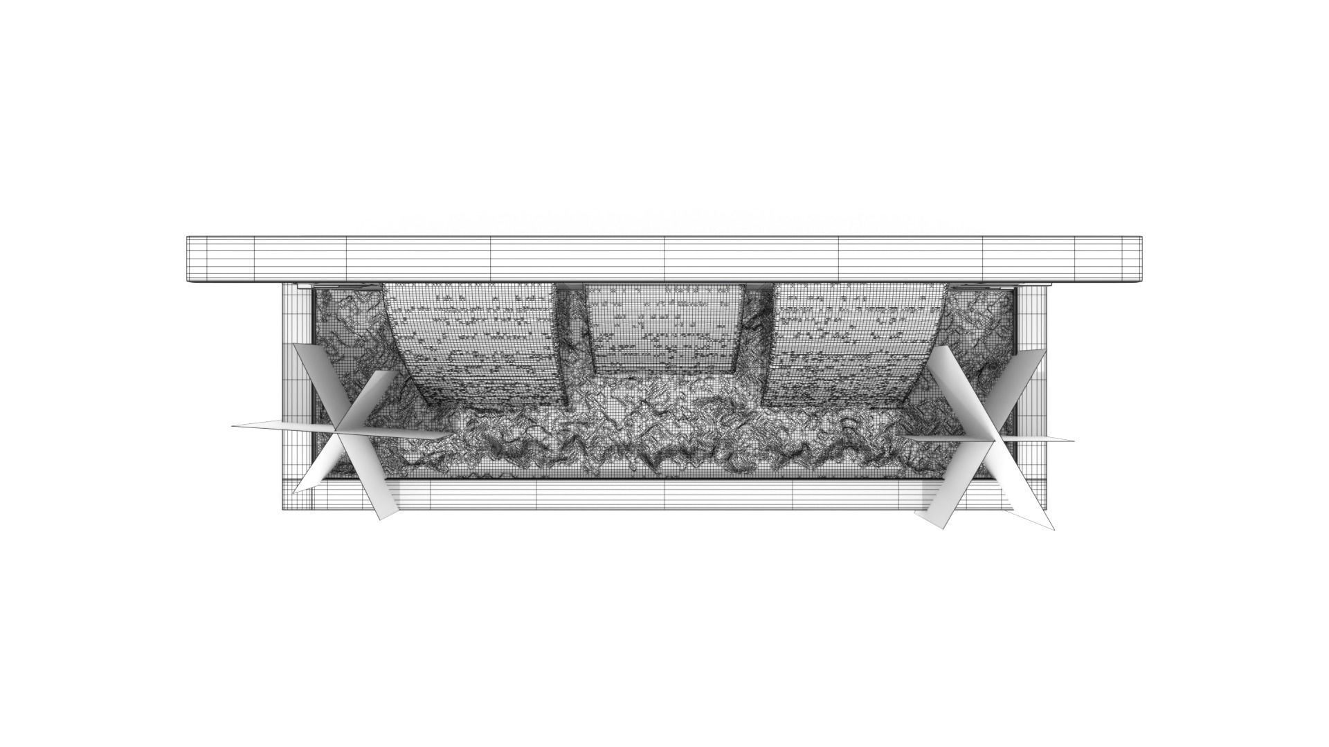 Fountain - Stone Wall 3D model_13