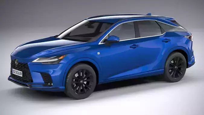 Lexus RX 500 2023 3D model