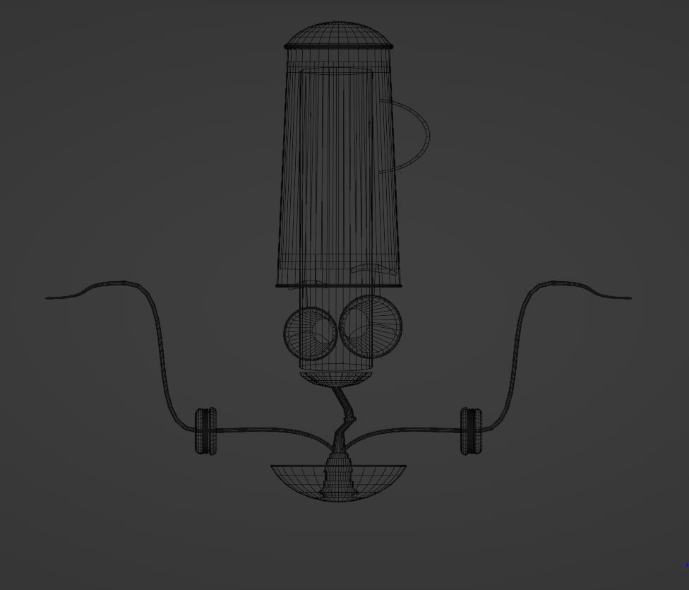 Rodney Copperbottom and wondebot robot Low Poly Low-poly 3D model_9