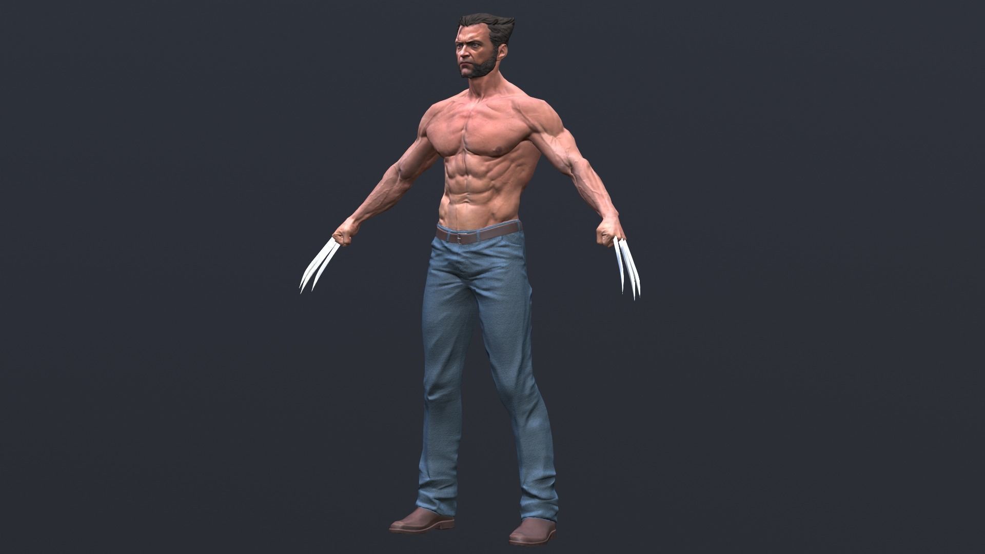 3D model Wolverine VR / AR / low-poly | CGTrader