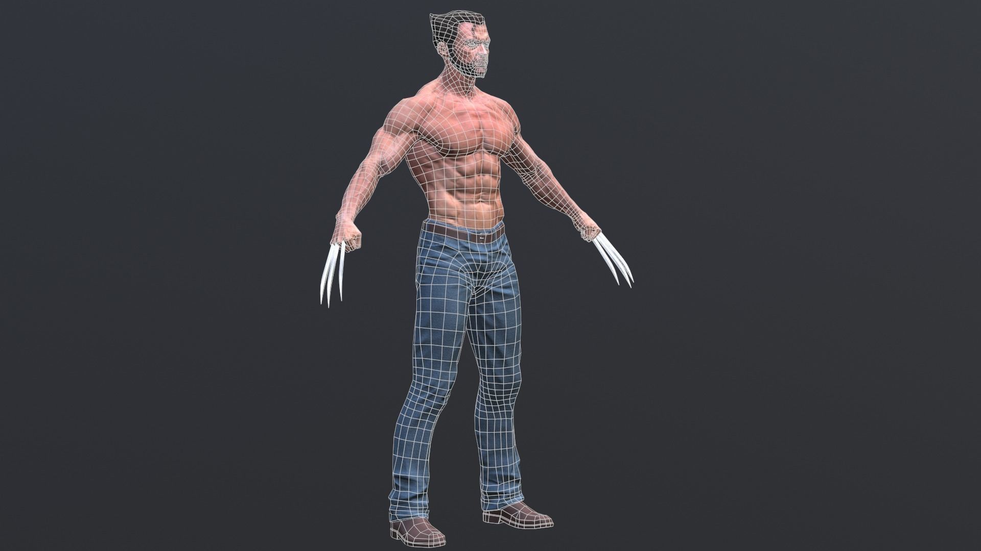 3D model Wolverine VR / AR / low-poly | CGTrader