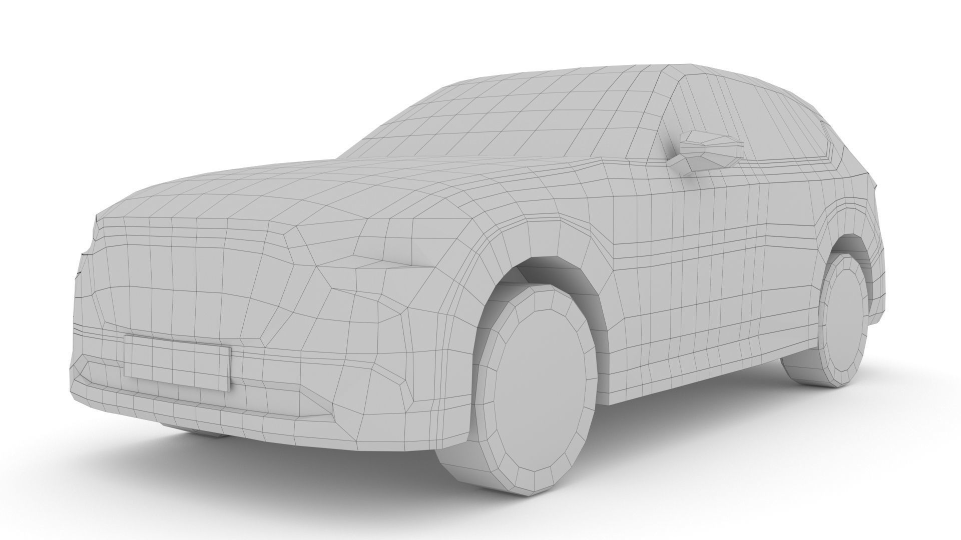 Mazda CX-60 2023 Low-poly 3D model_7