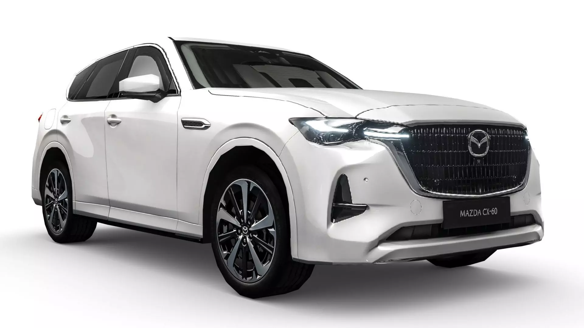 Mazda CX-60 2023 Low-poly 3D model_0