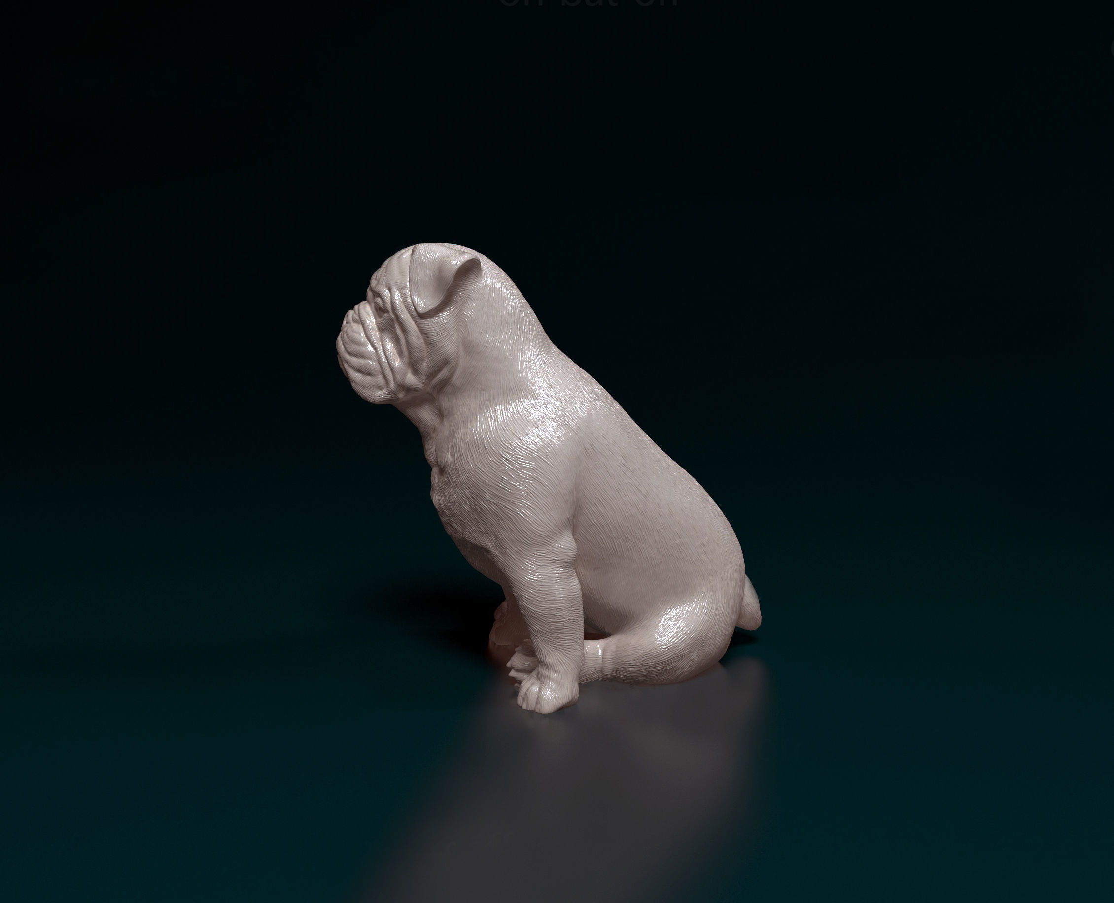 English Bulldog 3D print model_3