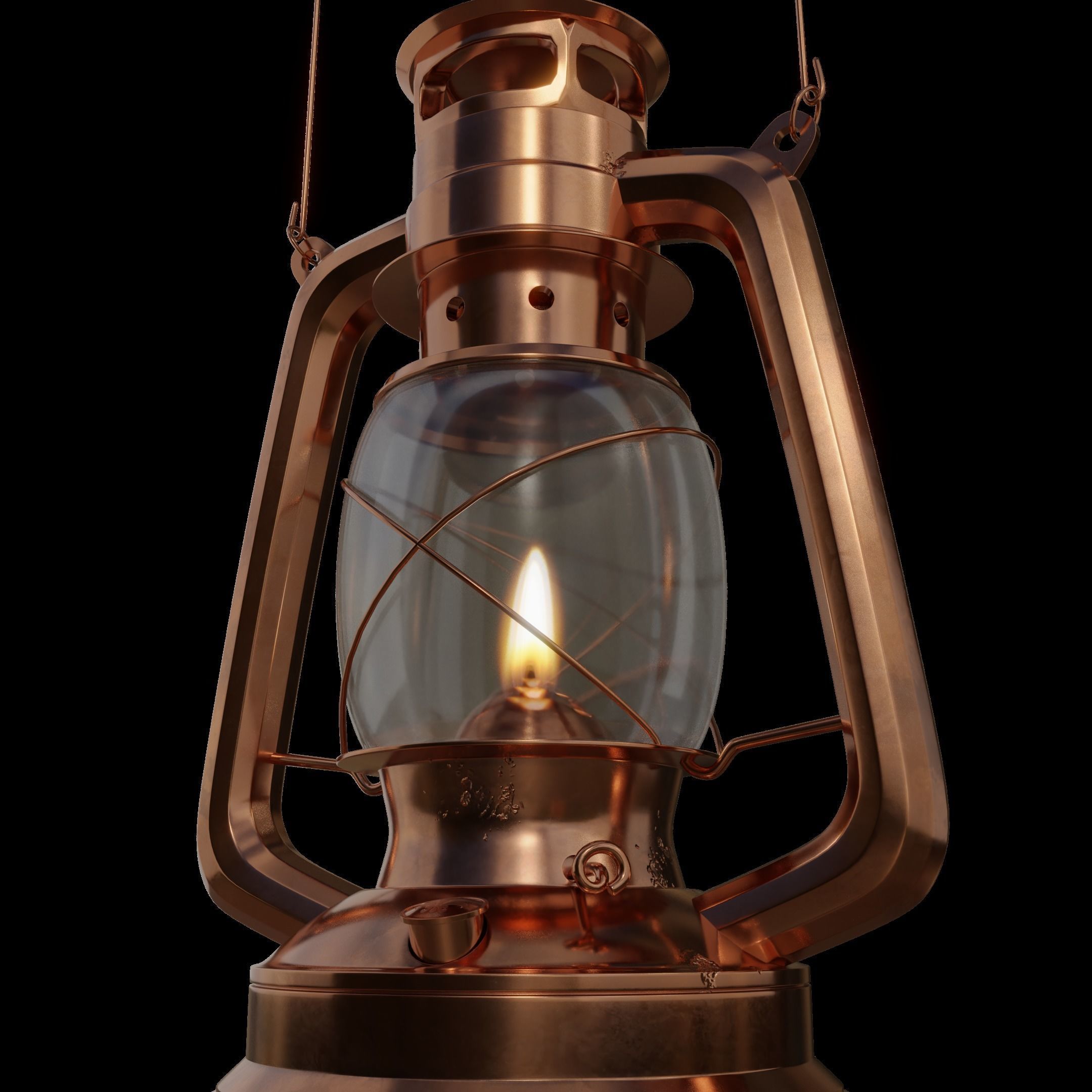 Oil Lamp 3D model_2