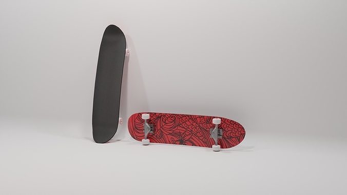 sketeboard two skateboards Free 3D model