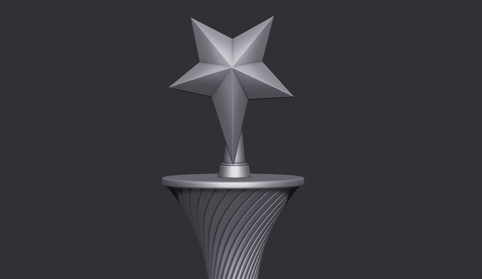 Star Award 4 3D print model_2