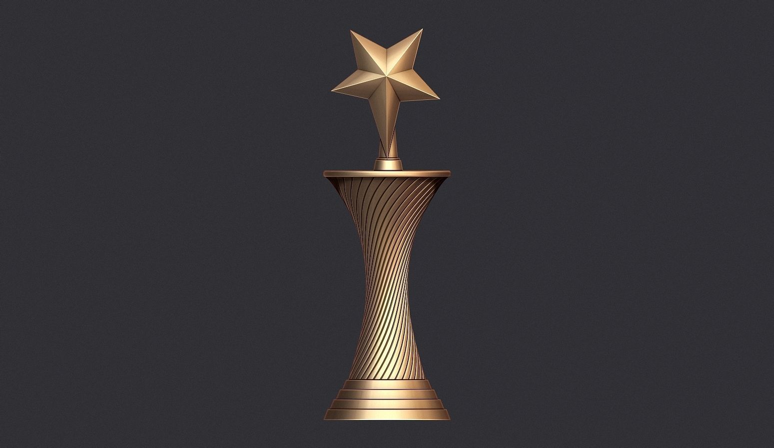 Star Award 4 3D print model_1