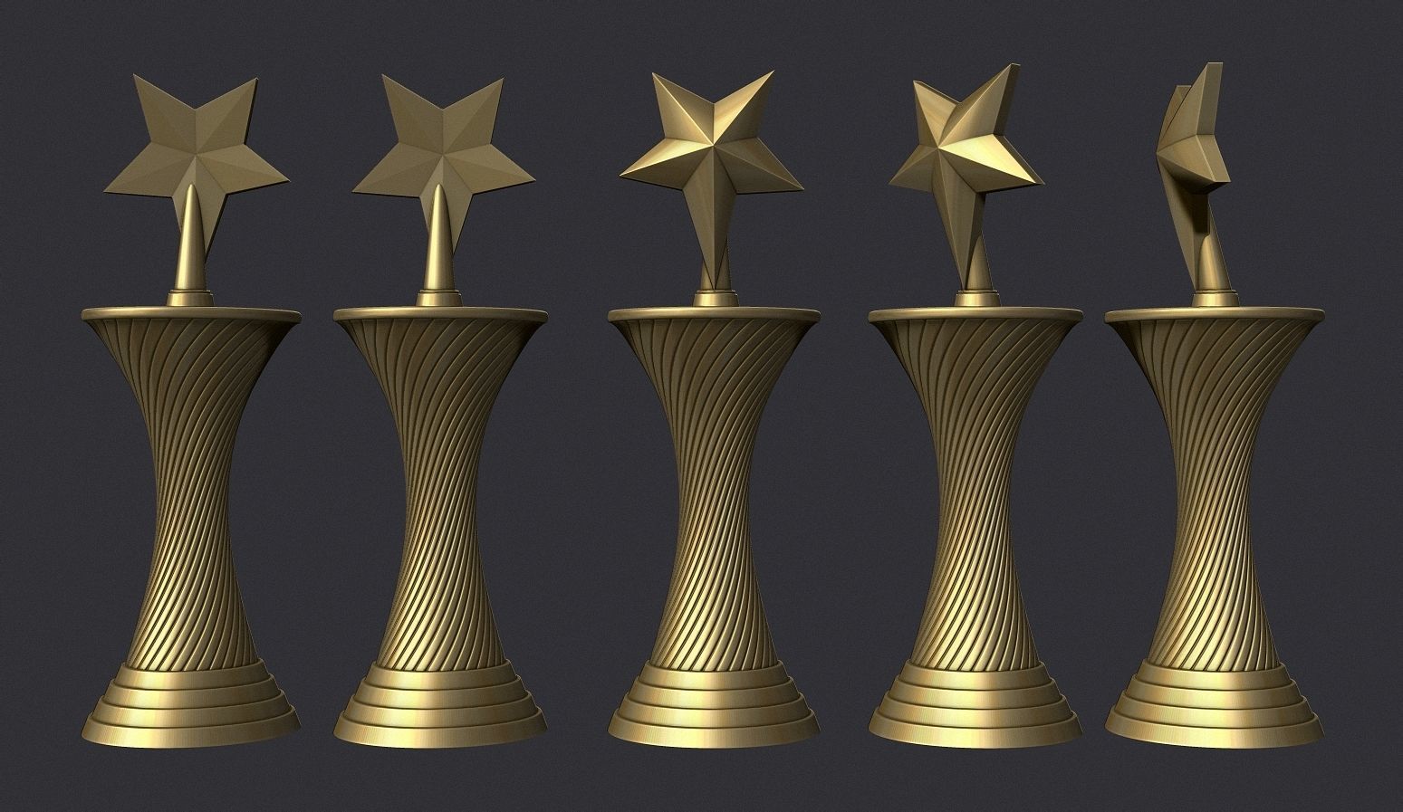 Star Award 4 3D print model_10