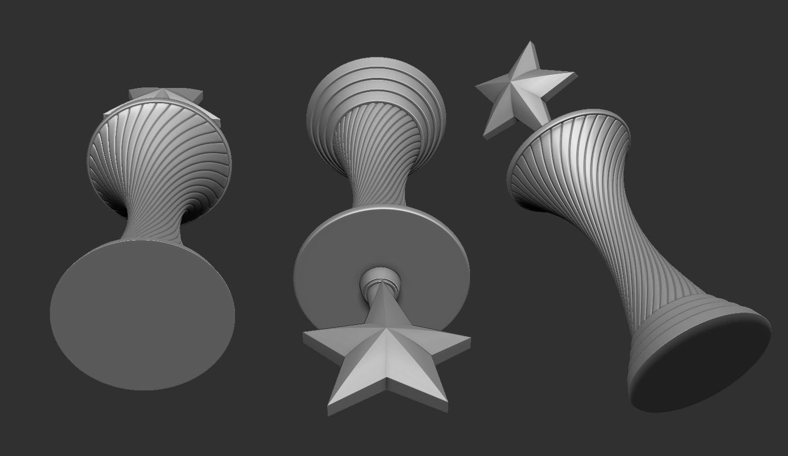 Star Award 4 3D print model_5