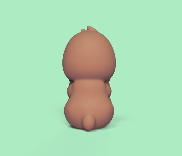 Thoughtful Sloth 3D print model_3