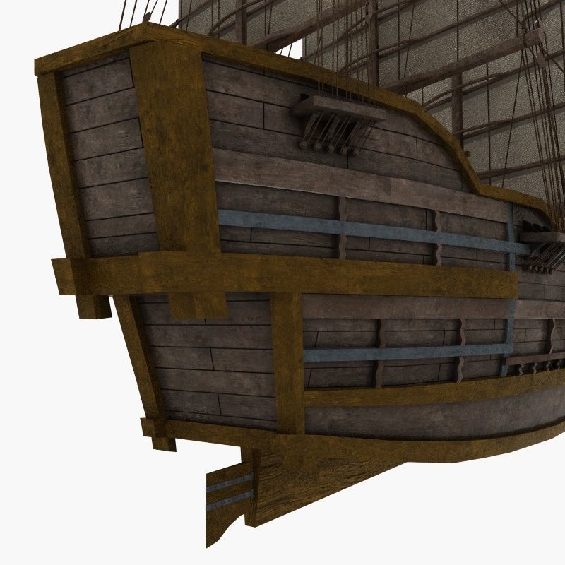 Chinese Ancient warships 3D model_17