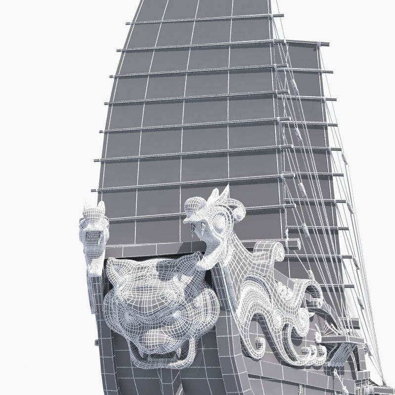 Chinese Ancient warships 3D model_23