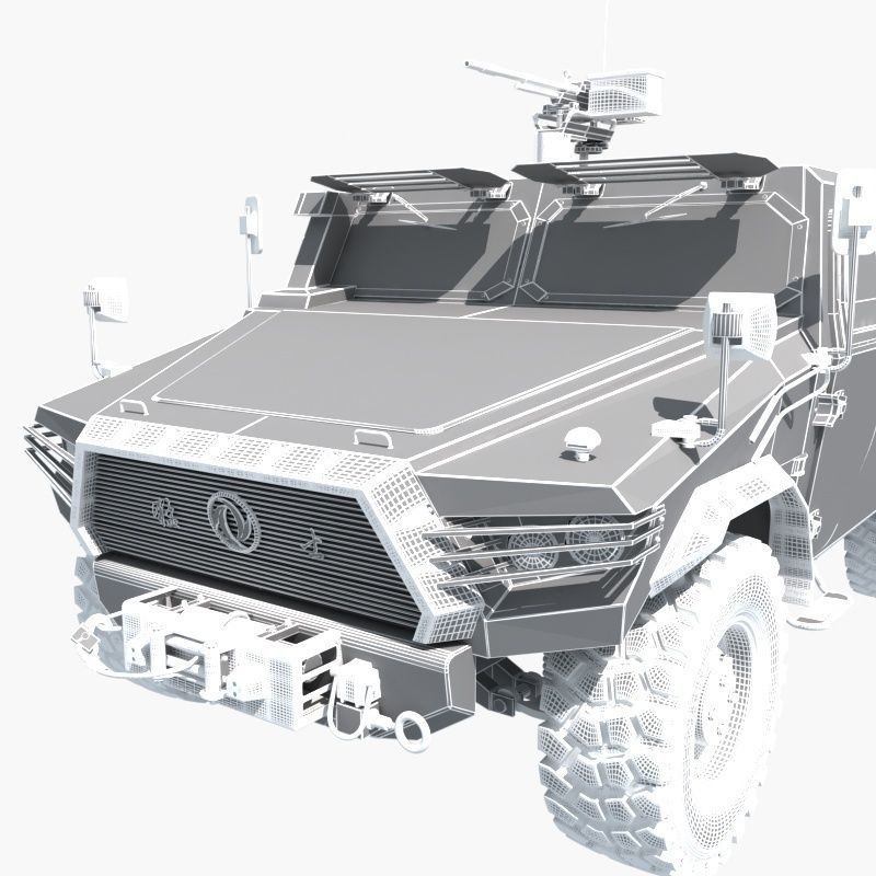 Chinese military vehicle 1 3D model_20
