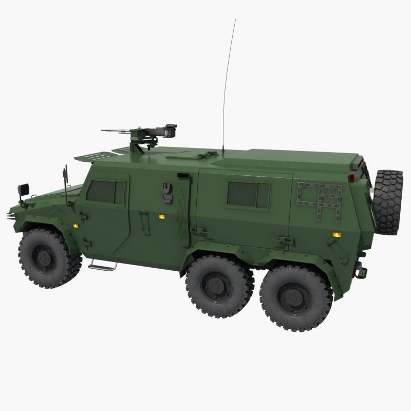 Chinese military vehicle 1 3D model_5