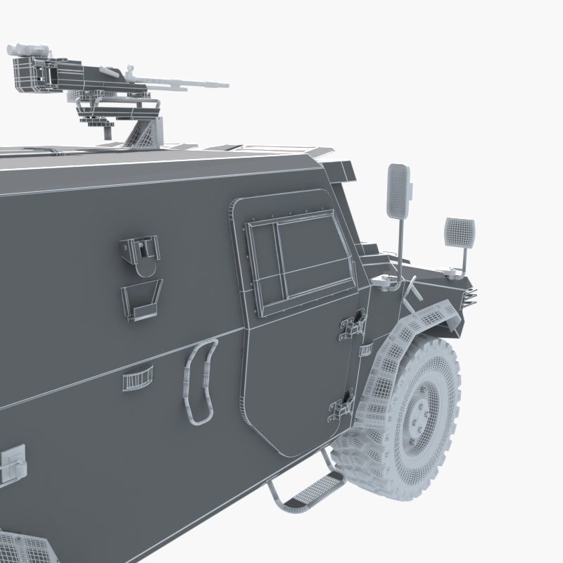 Chinese military vehicle 1 3D model_21