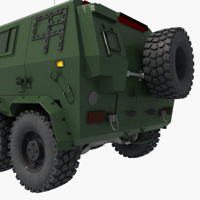 Chinese military vehicle 1 3D model_11