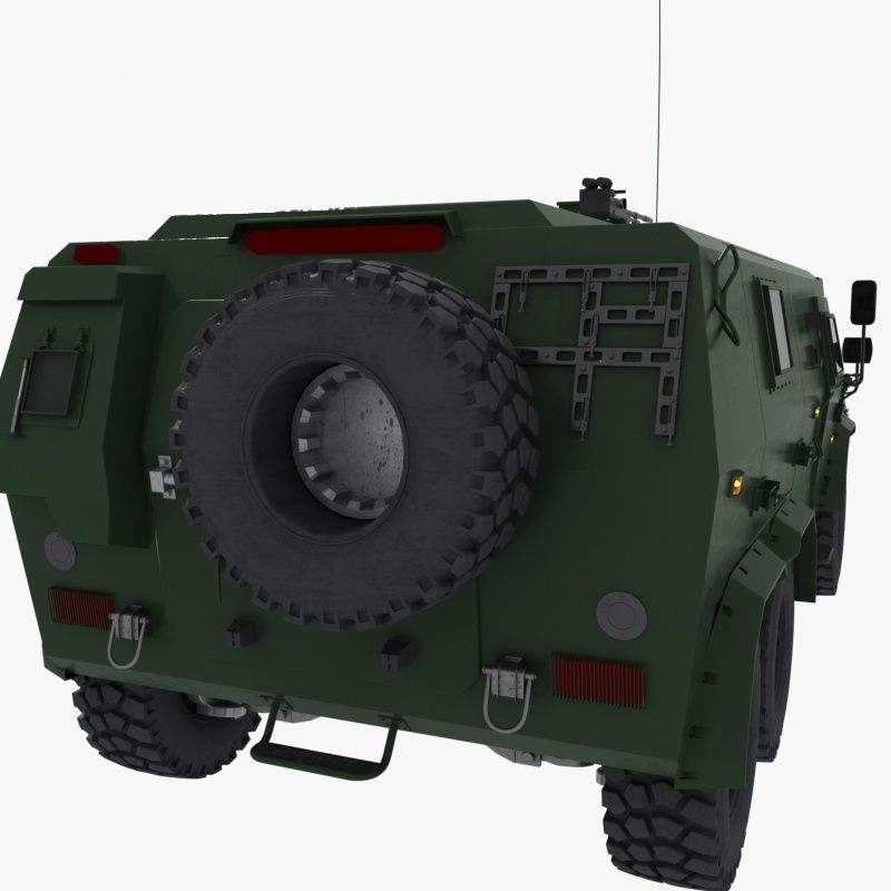 Chinese military vehicle 1 3D model_10