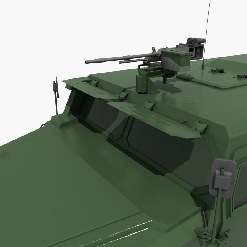 Chinese military vehicle 1 3D model_7