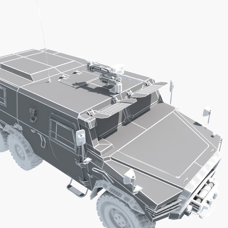 Chinese military vehicle 1 3D model_24
