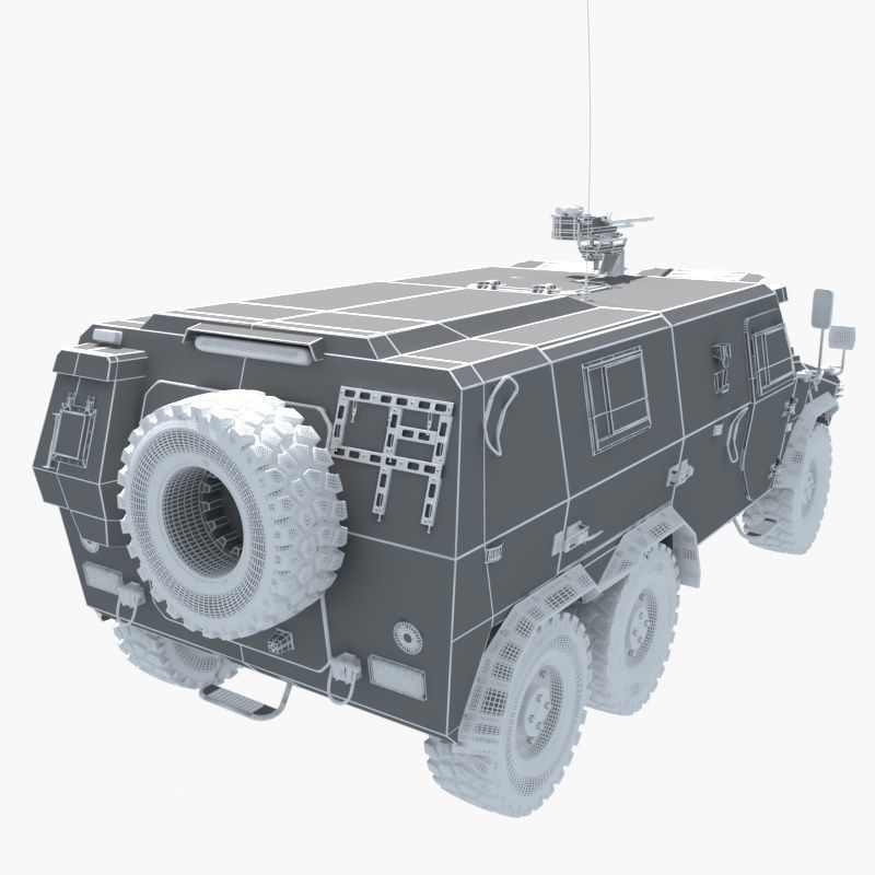 Chinese military vehicle 1 3D model_19