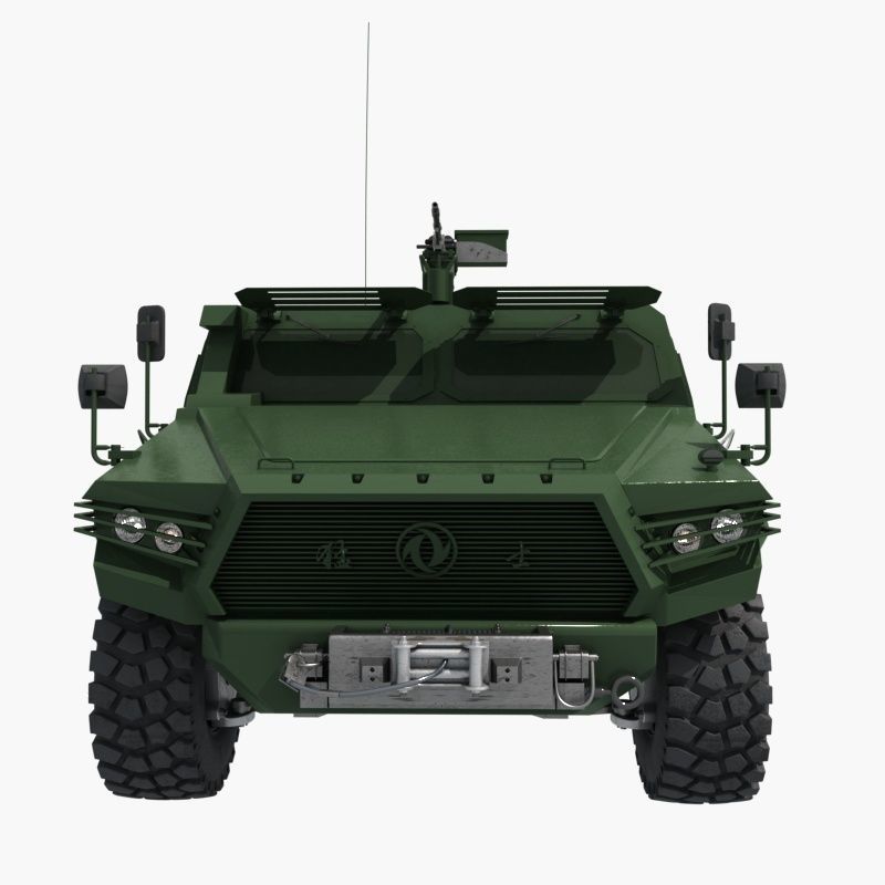 Chinese military vehicle 1 3D model_14