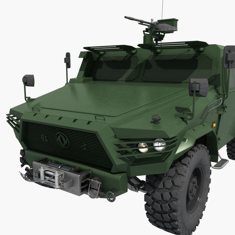 Chinese military vehicle 1 3D model_6